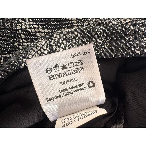 INC International Concepts 10 Mock Neck Dress Metallic Reptile Print Black - Picture 6 of 8